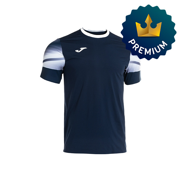 Camiseta Joma Hombre Manga Corta Elite 11 Marino Blanco