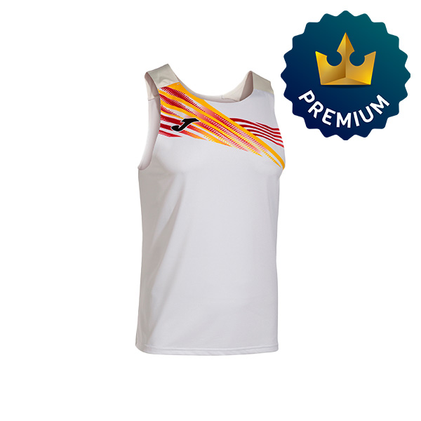 Camiseta Joma Hombre Sin mangas Elite 10 Blanco