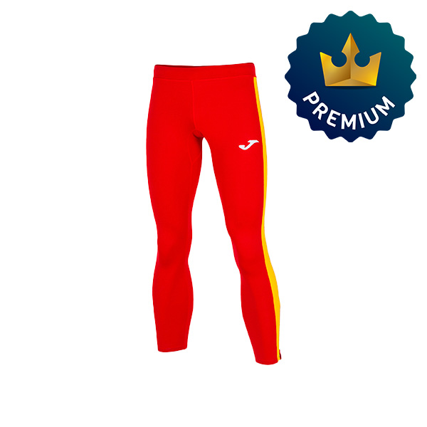 Mallas Largas Joma Mujer Elite 7 Rojo-Amarillo