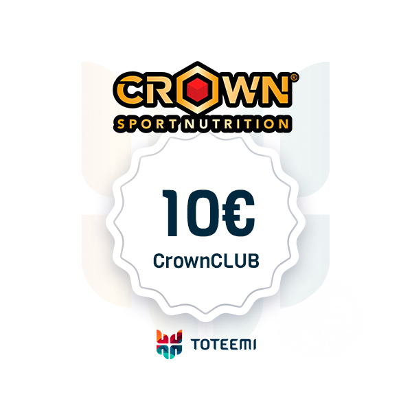 10€ en Club TOTEEMI Crown Sport Nutrition