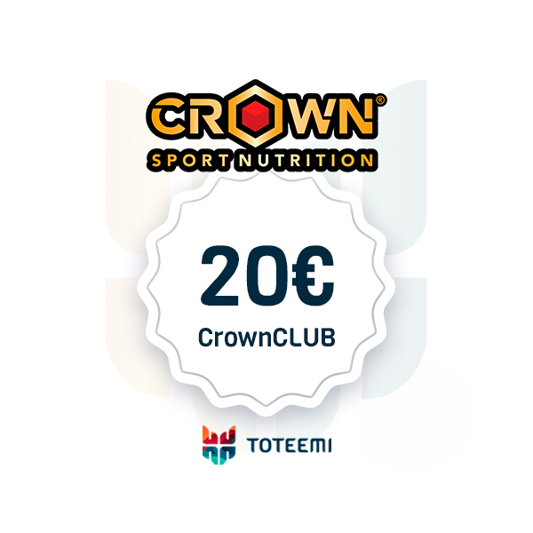 20€ en Club TOTEEMI Crown Sport Nutrition