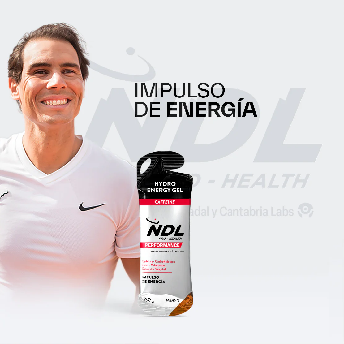 Gel Energético NDL con Cafeína Box 12uds - Imagen 6