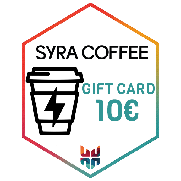 Gift-card de 10€ en Syra Coffe