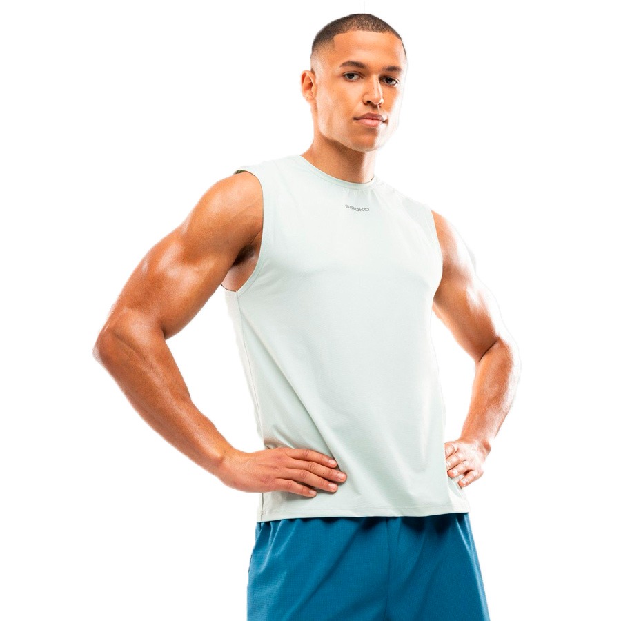 Siroko - Camiseta sin mangas running hombre