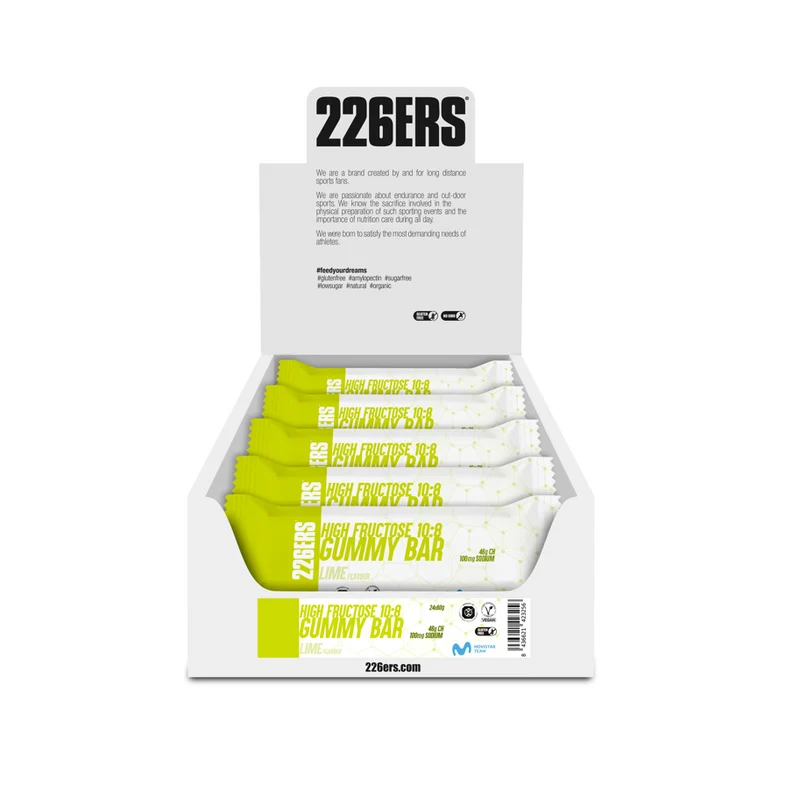 226ers High Fructose Gummy Bar 24uds